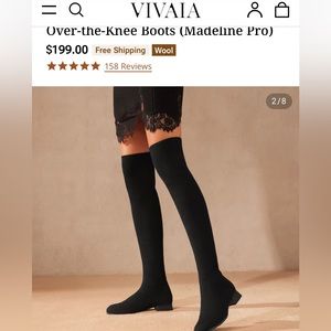 🔥EUC VIVAIA Madeline Pro over the knee boots🔥